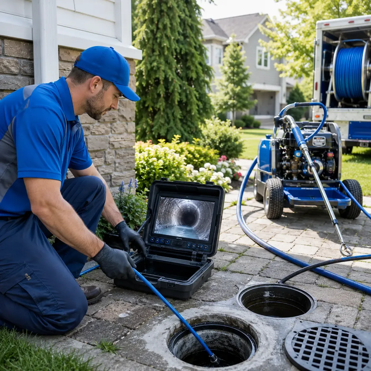 Outdoor drain cleaning professionals serving Hi Hat, KY