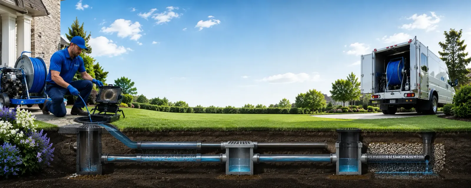Outdoor drain cleaning information for Hi Hat, KY